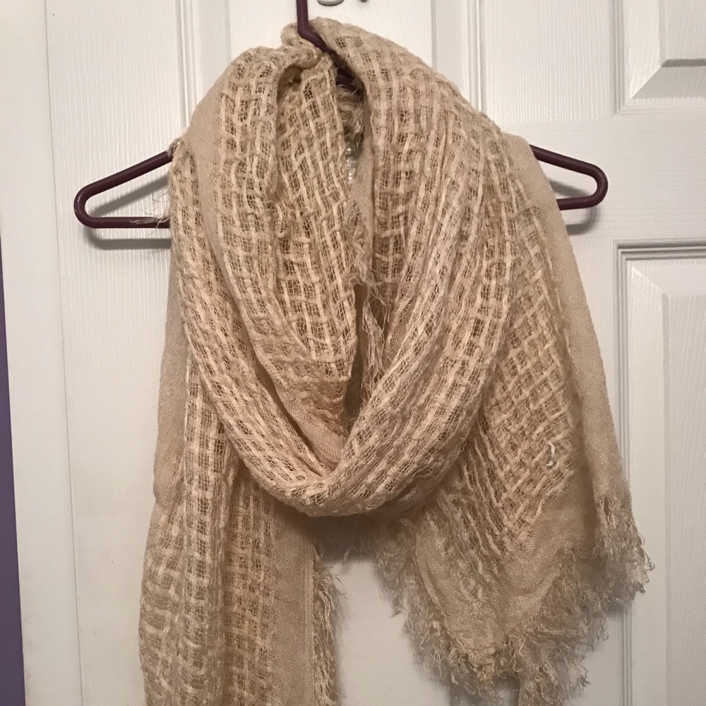 Tan Woven Scarf